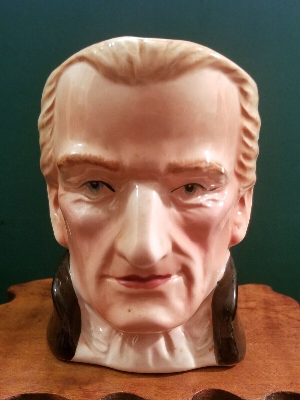Vintage George Washington Ceramic Toby Jug Character Mug 5.5"x4.5"x3.25" Japan